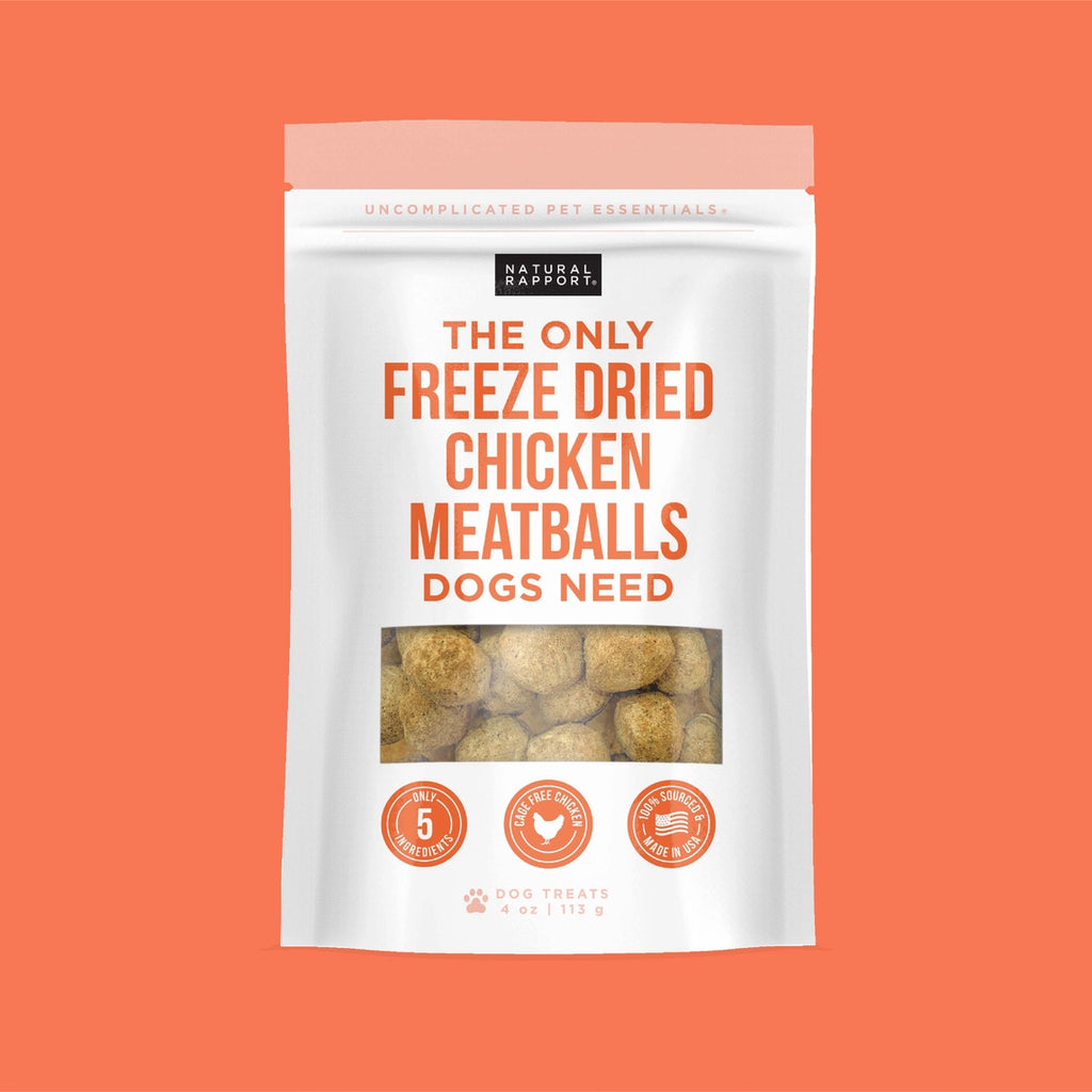 The Only Freeze Dried Chicken Meatballs Dogs Need
