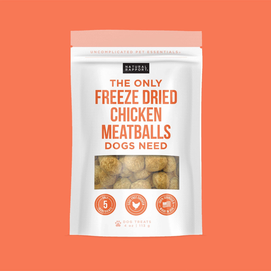 The Only Freeze Dried Chicken Meatballs Dogs Need