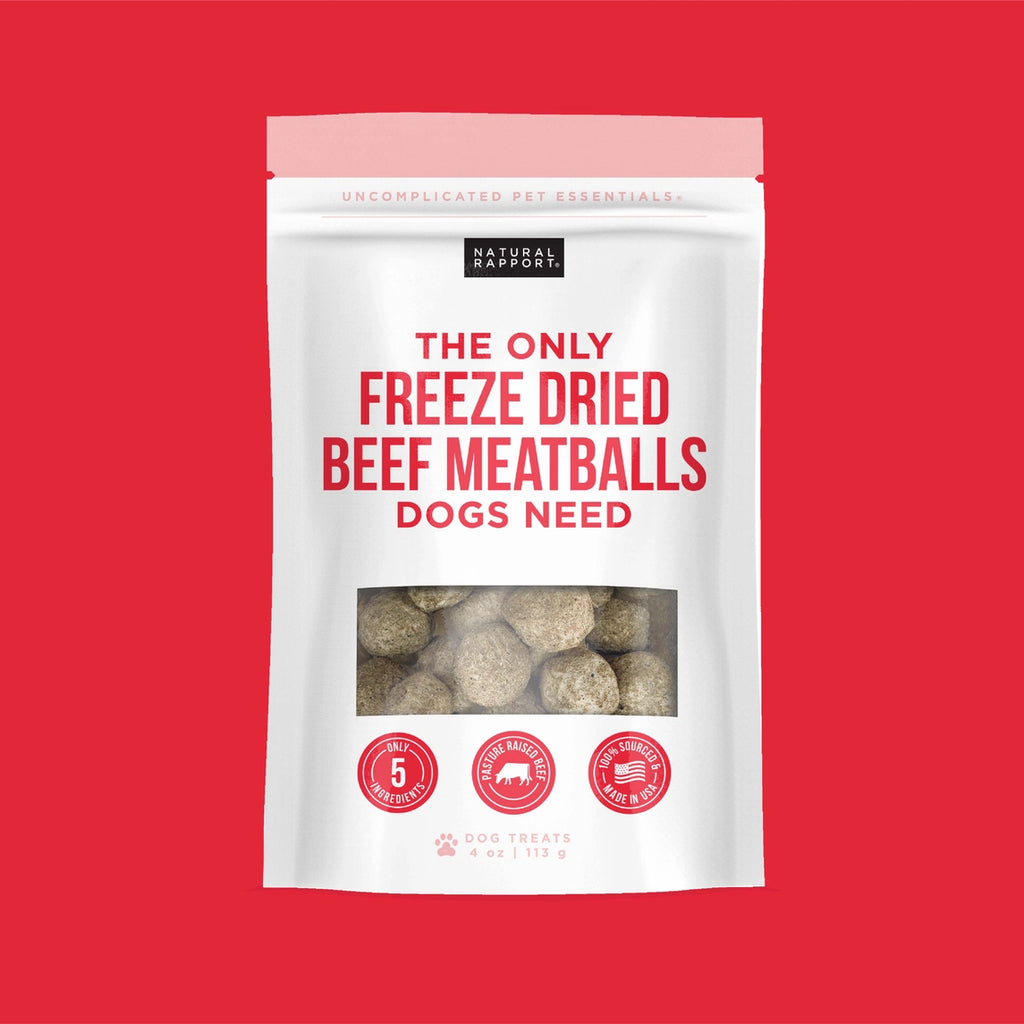 The Only Freeze Dried Beef Meatballs Dogs Need