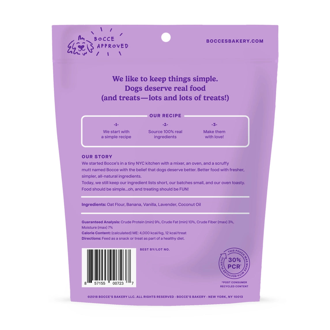 Bocce's Bakery Bedtime Tea Biscuits Dog Treats